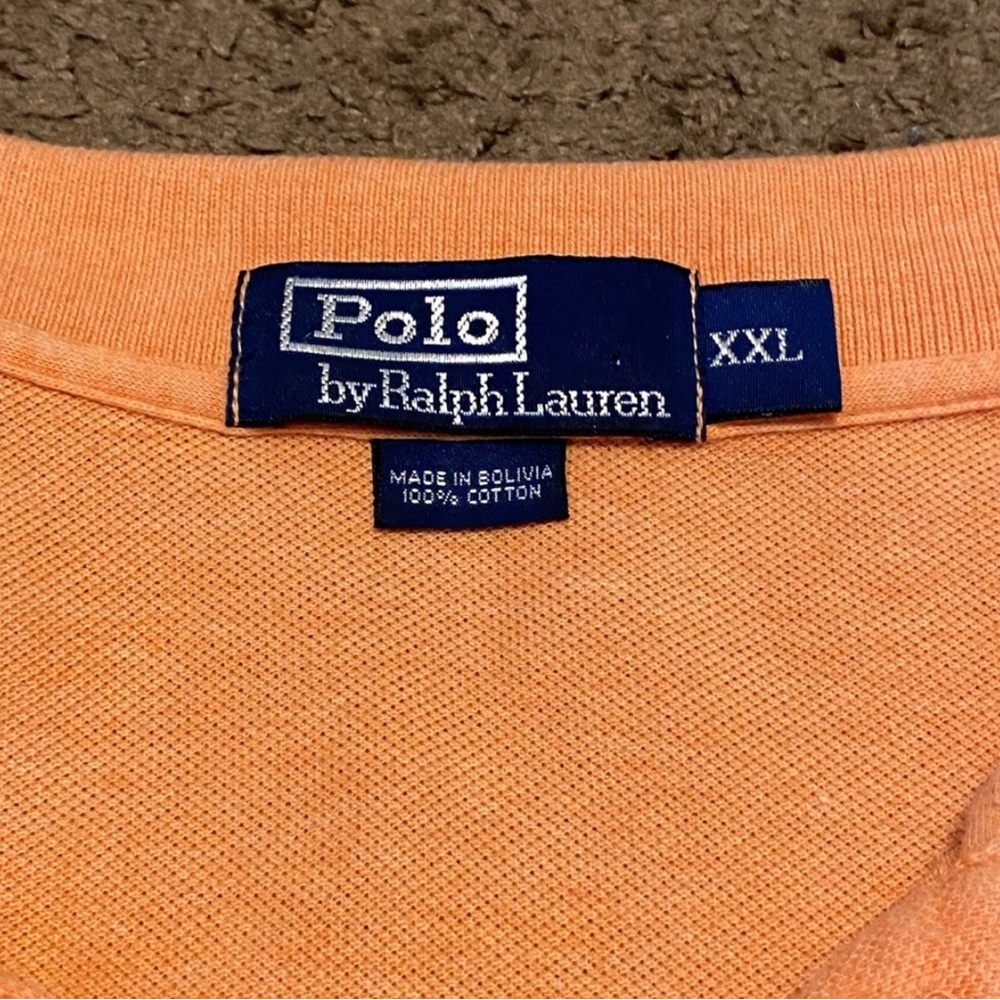 POLO RALPH LAUREN PRL Orange Blue Pony 100% Cotton Polo Shirt
XXL - Picture 4 of 4